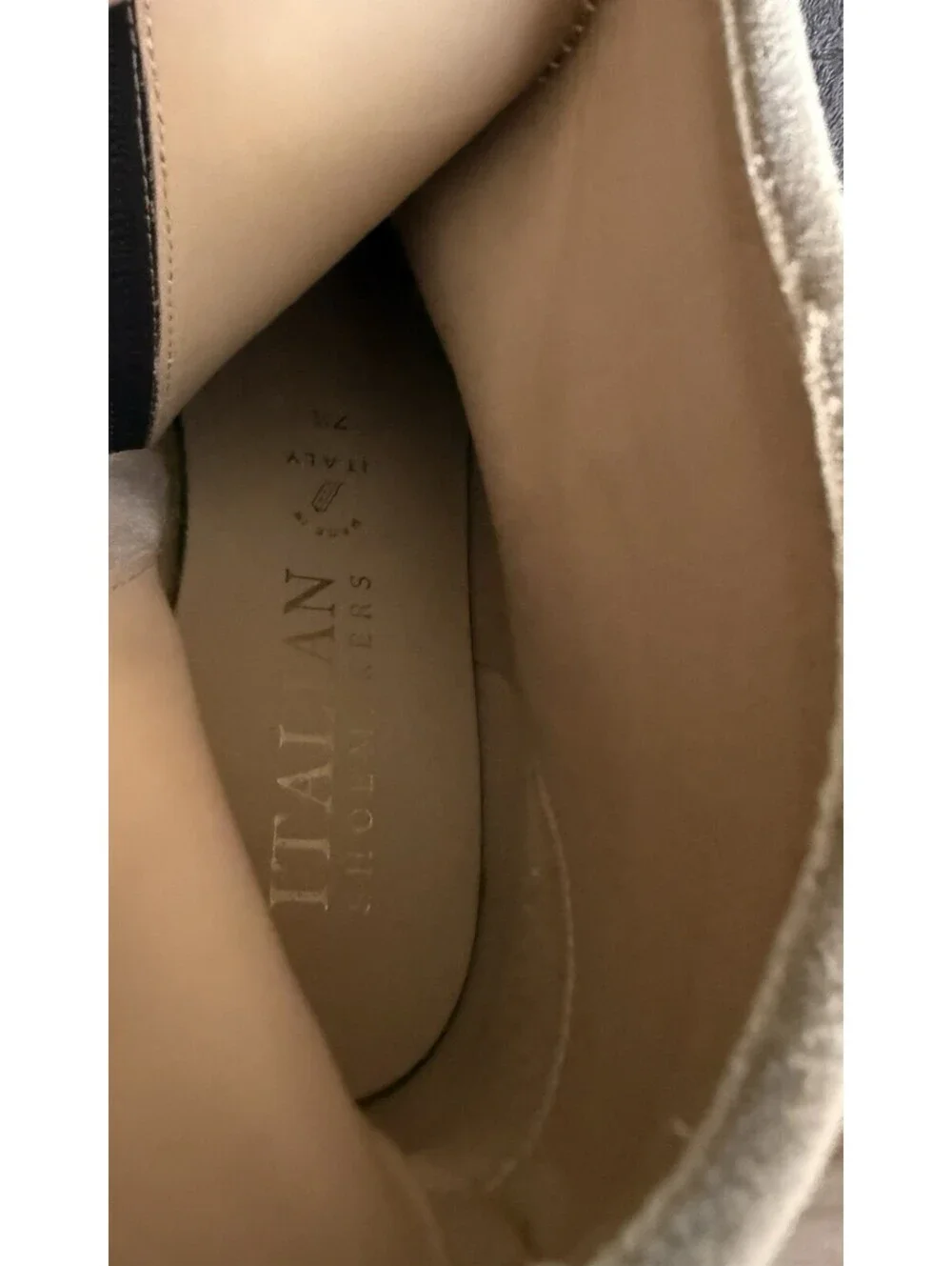 Boots Women’s Beige Suede Ankle Boots Made In Italy 7.5 Womens